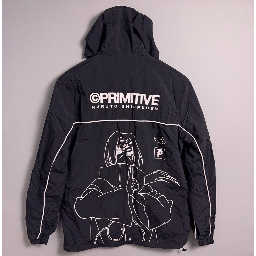 Primitive Naruto Jacket Size Small Windbreaker Anime Itachi (Faulty Zipper)